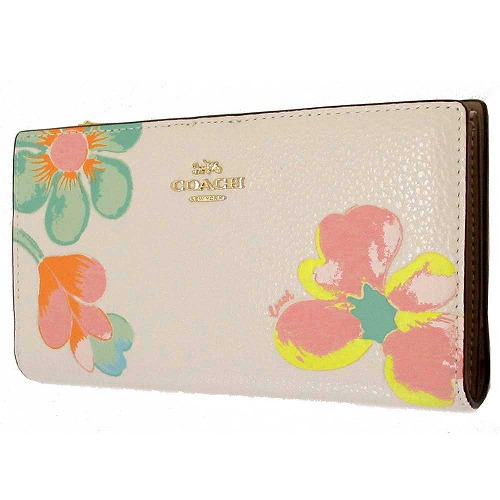 コーチ 財布 COACH アウトレット ドリーミーランド フローラル プリント スリムウォレット 長