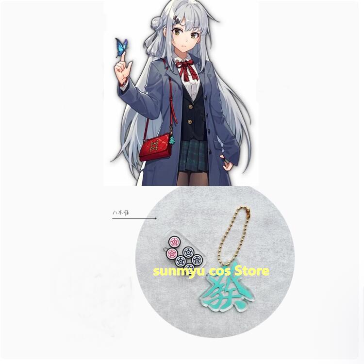 八木唯 雀魂 麻雀 じゃんたま ヘアピン　ヘア飾り　マージャン ストラップス コスプレ道具　 アクセサリー