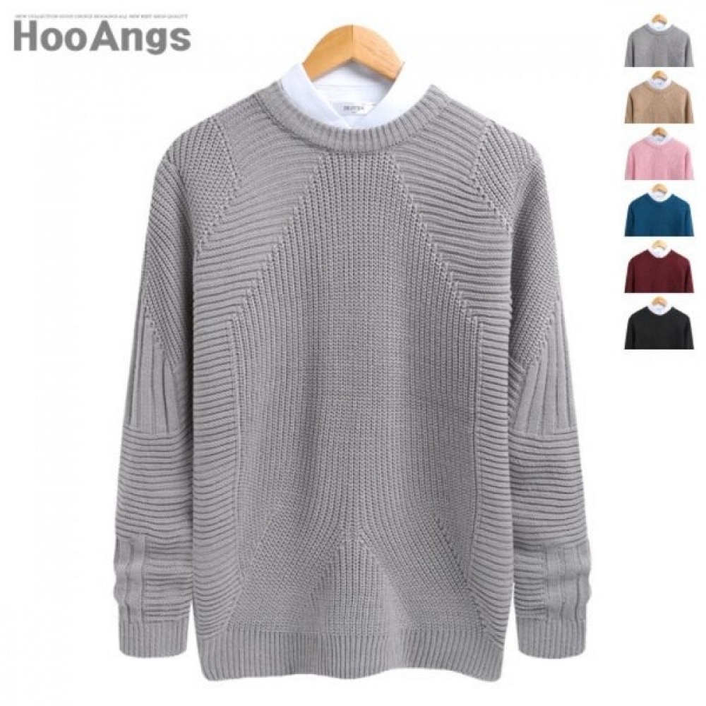 (ジュアンズ) オーバーフィットカラーラウンドニット EYSW9750 4,950円