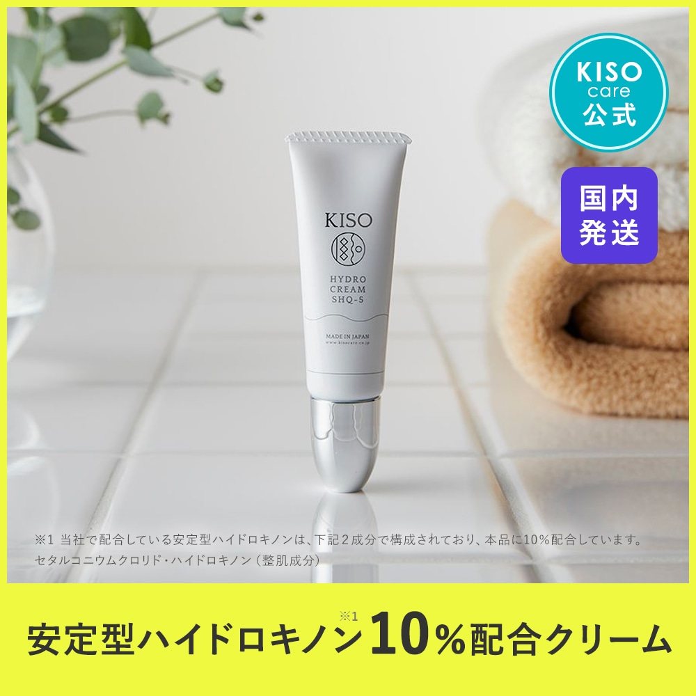 安定型 ハイドロキノン 10% 配合フェイスクリーム ハイドロ クリーム SHQ-10 10g ヒト幹細胞培養液 アルファーアルブチン アゼライン酸 プラセンタ ヒアルロン酸 敏感肌 国産