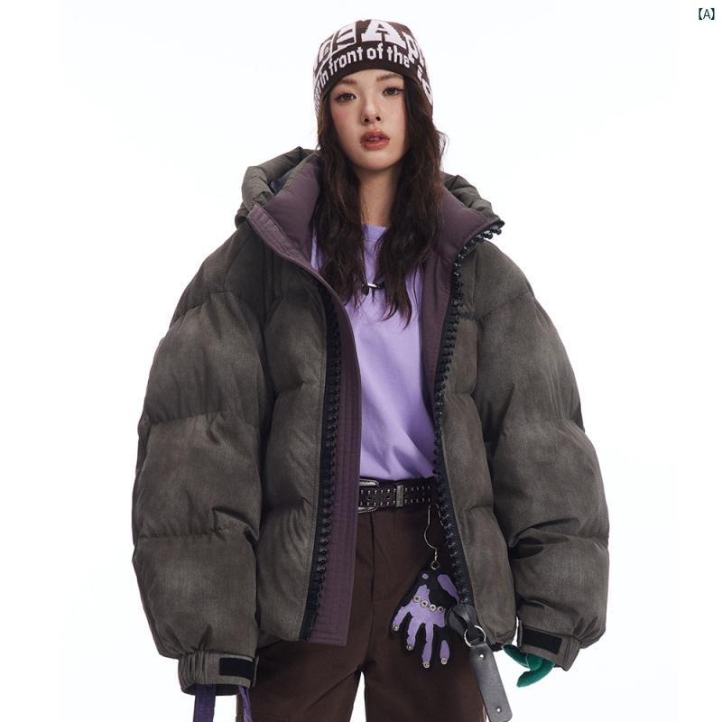 メンズ　ファッション　カジュアル ダウン ジャケット 冬 裏起毛 厚手 コットン コート ティーンエイジャー ホワイトダックダウン 防寒 コットンコート