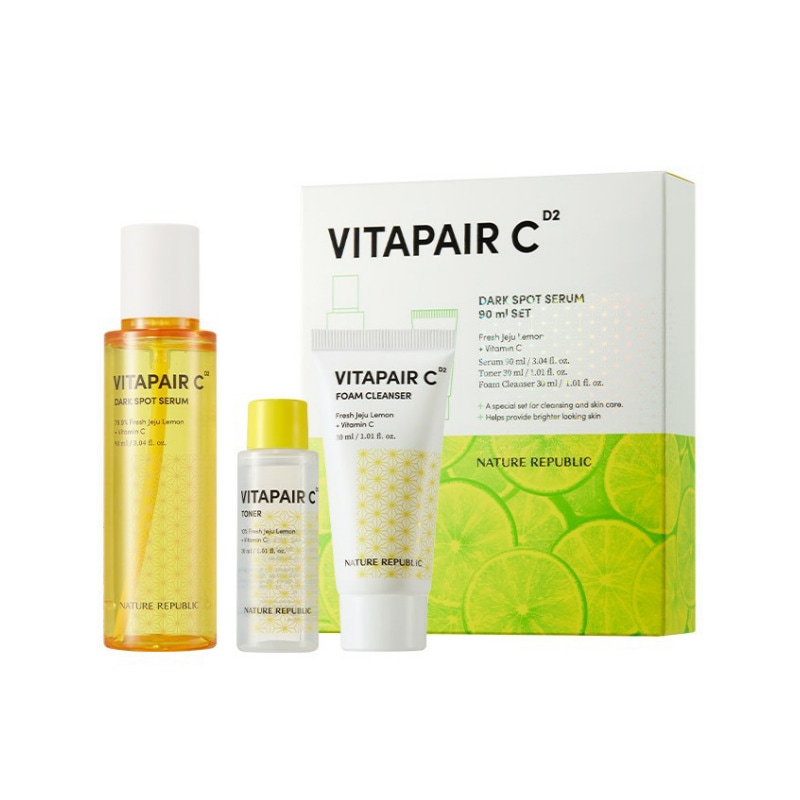 [大容量] ビタペアCシミケアセラム 90mL(トナー30ml+フォームクレンジング30ml) 5,080円