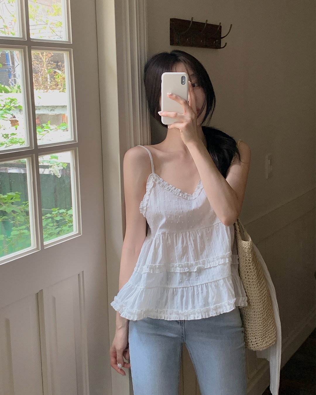 スリーンビスティエブラウス韓国ファッション レディース