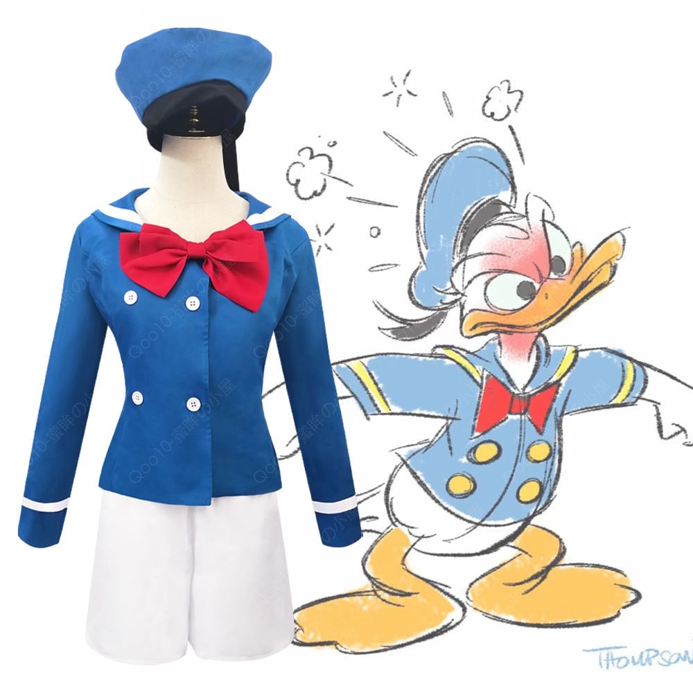 ディズニーランド ドナルドダック 海軍装 コスプレ衣装 変装 コスチューム イベント仮装 キャラクター仮装　ハロウィン-73