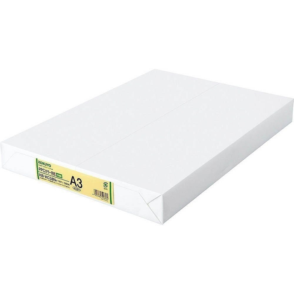 （まとめ買い）PPCカラー用紙 共用紙 A3 500枚 黄 KB-KC38NY [x3]
