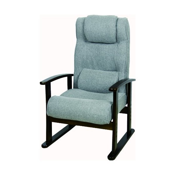 RKC-38GY グレー [楽々チェア] メーカー直送