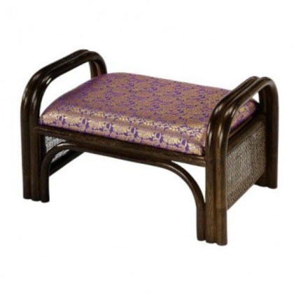今枝商店 Romantic Rattan 籐金襴座椅子 紫 C16