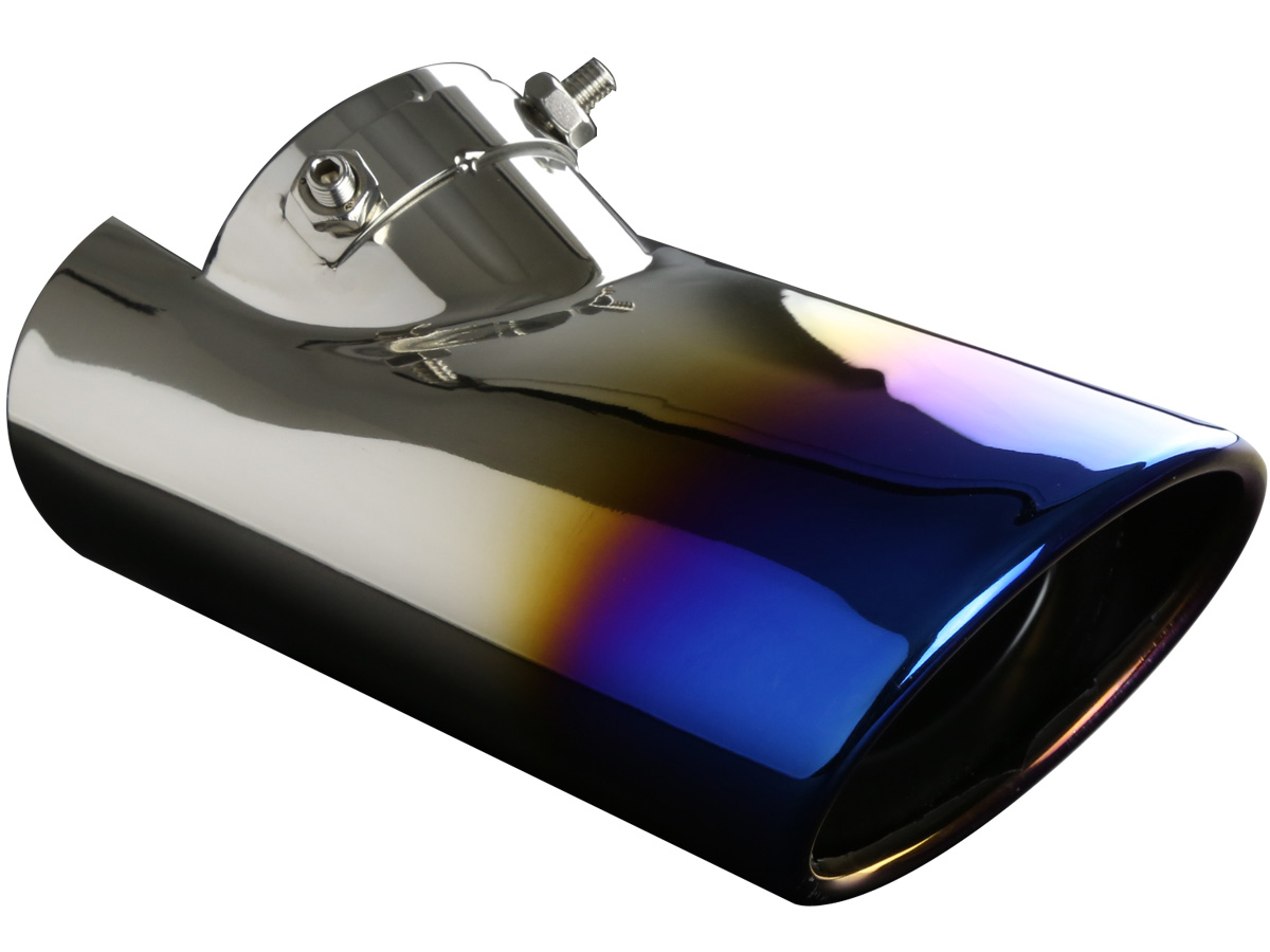 200系 ハイエース レジアスエース 専用 ステンレス製 マフラーカッター チタンカラー S-169