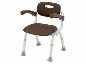 パナソニックエイジフリー シャワーチェア [ユクリア] コンパクト SPおりたたみN モカブラウン PN-L41321BR