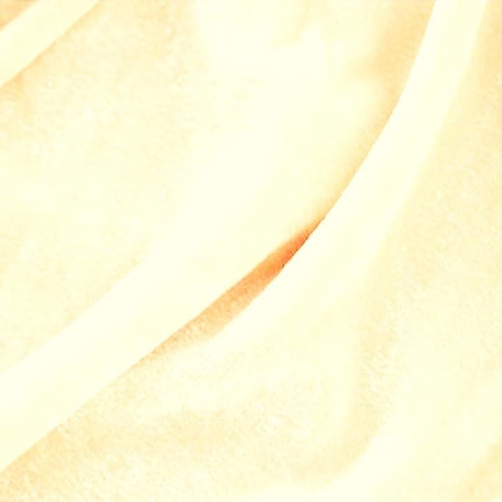 幅広2m 手芸用 ベロア 生地 やや薄手 カラー 無地 布( ライトイエロー, 3m)