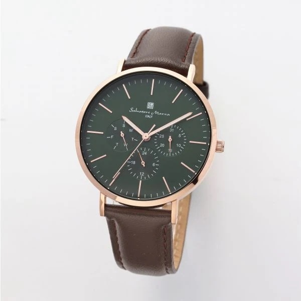 取寄品 正規品 Salvatore Marra 腕時計 SM22102-PGGR