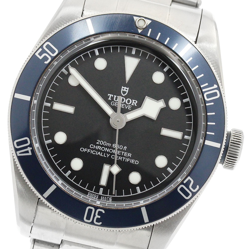 チュードル TUDOR 79230B ヘリテージ ブラックベイ 自動巻き メンズ 良品 保証書付き_955723【中古】