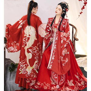 チャイナ風 花嫁衣装 レディース メンズ 中国風ウエディング チャイナ風 花嫁衣装 レディース メンズ 中国風ウエディング