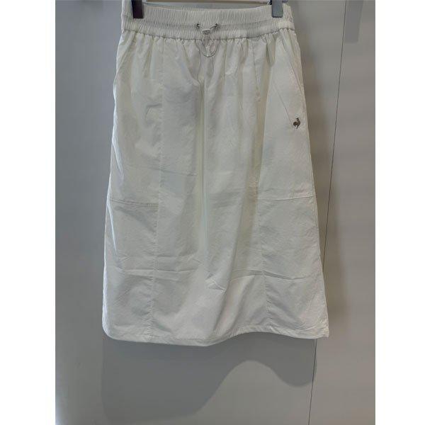 女性ストレッチウーブンルーズフィットスカート QR122OSK21 CRM