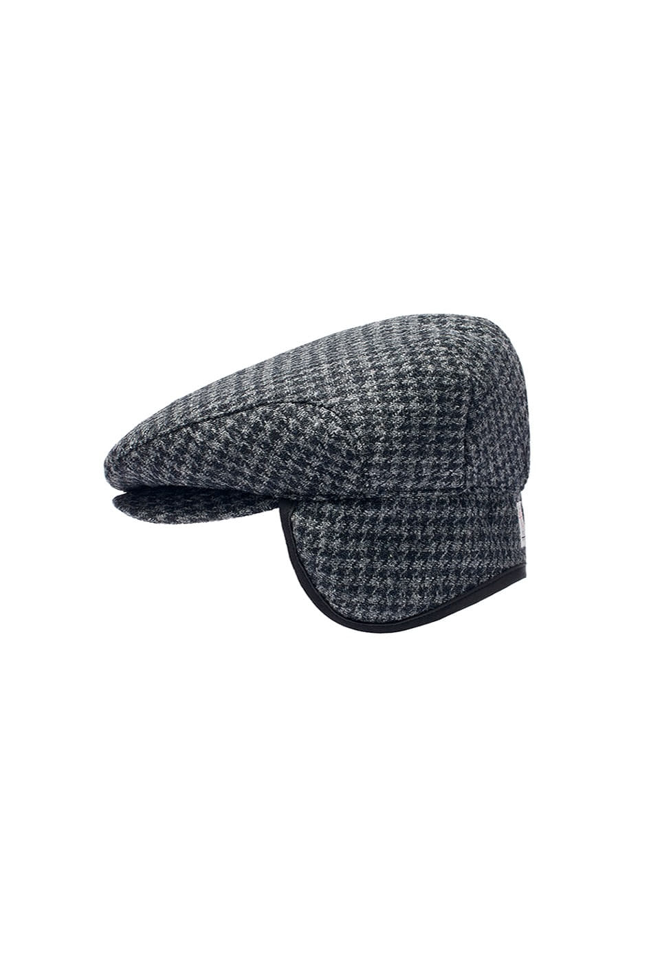 【OPEN Yy】 25FW HARRIS TWEED BICYCLE FOLDABLE EAR FLAPS : CHARCOAL