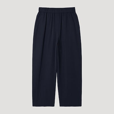 新品 ETRE TOKYO 完売 スムースリラクシーワイドパンツ M サテン 新品 ETRE TOKYO 完売 スムースリラクシーワイドパンツ M サテン