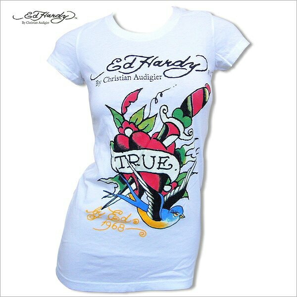 送料無料Ed Hardy エドハーディー トゥルースワロー 半袖 Tシャツ