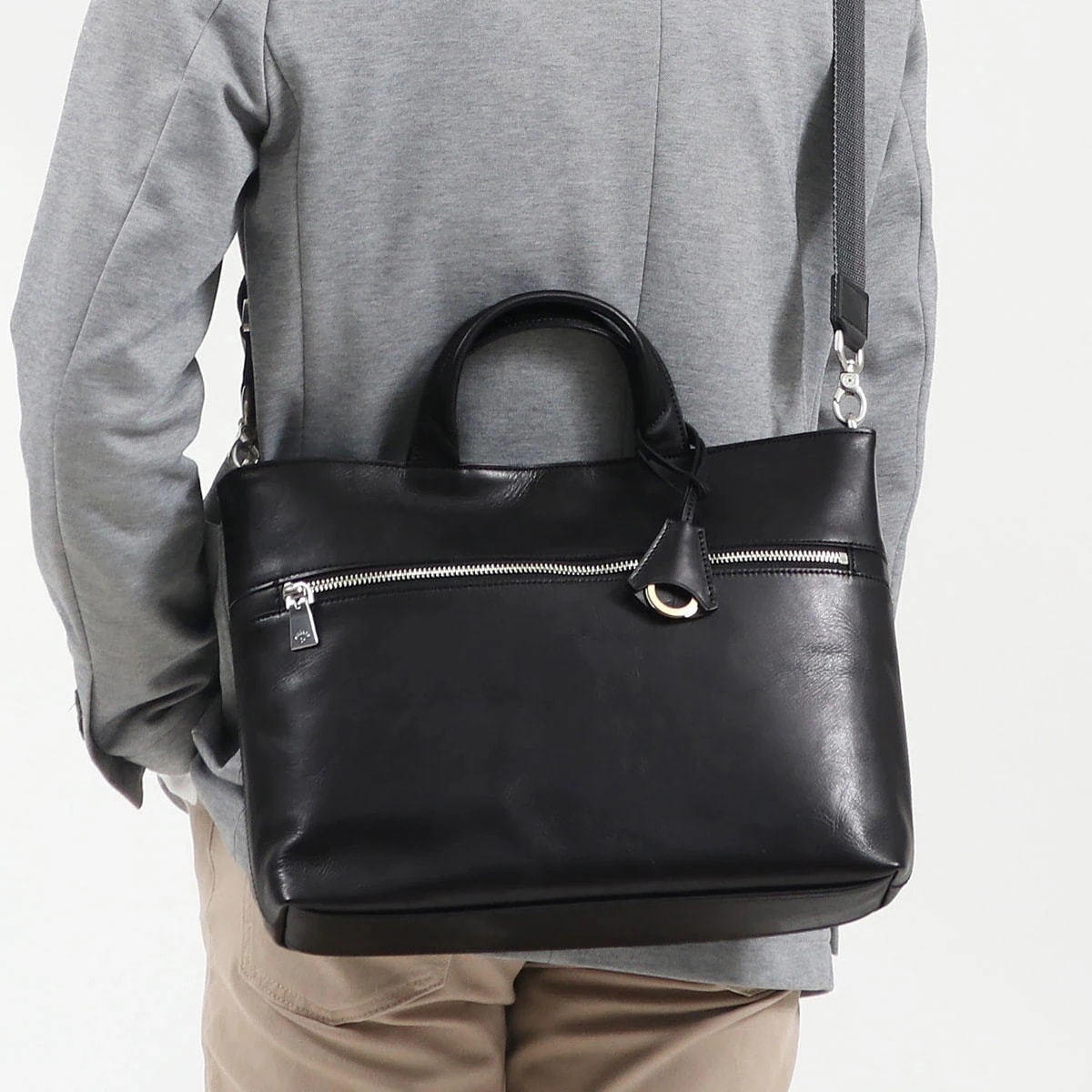 正規取扱店 ショルダーバッグ Antique Leather 2WAY バッグ トートバッグ 斜めがけ A4 本革 レザー 日本製 メンズ レディース 01-03011