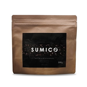 チャコールコーヒー SUMICO ダイエットコーヒー 100g 約1カ月分 ブラジル産 生コーヒー豆 ダイエットドリンク ダイエットサプリ ブラックジンジャー 竹炭 イヌリン MCTオイル 中鎖脂肪酸