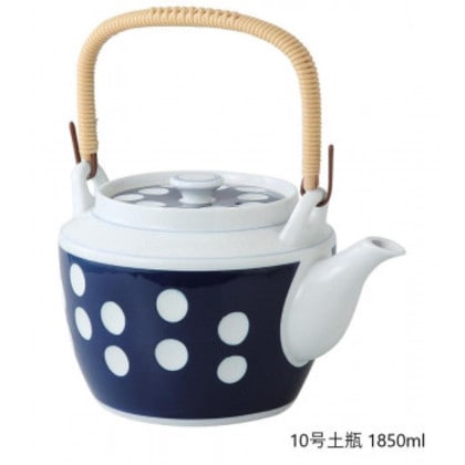 23184 有田焼 水玉 10号土瓶 1850ml