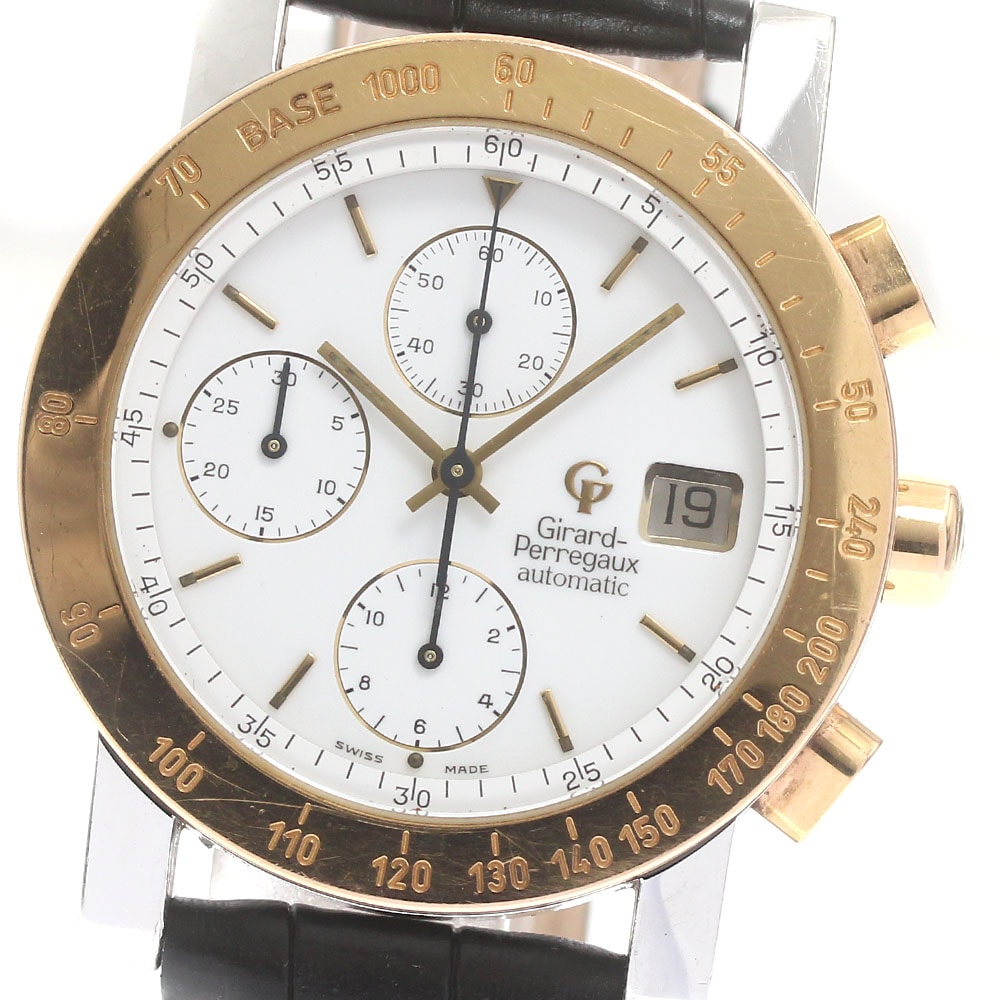 ジラール・ペルゴ GIRARD PERREGAUX GP7000 クロノグラフ 自動巻き メンズ _867633【中古】