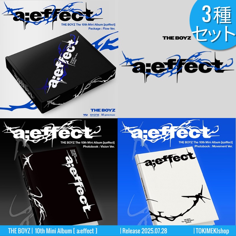 [3種SET] Photobook Ver. 2種 + Flow Ver. 1種 THE BOYZ アルバム 10th Mini [ aeffect ] /チャート反映 +Shop Gift