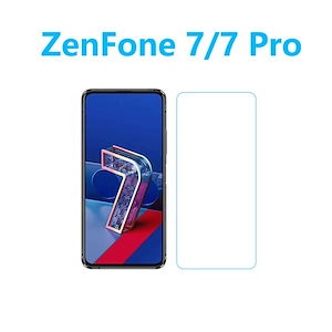 2枚入りZenFone 7/7 Pro 5G強化ガラスフィルム 気泡防止飛散防止指紋防止 自動吸着