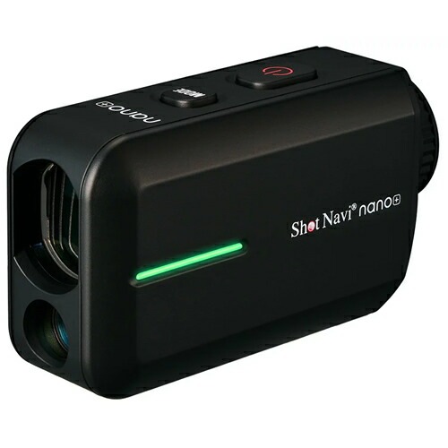 テクタイト【ショットナビ】ShotNavi レーザー距離計測器 Laser Sniper nano＋ BLACK G-4562201213130【ゴルフ用品 距離測定器】