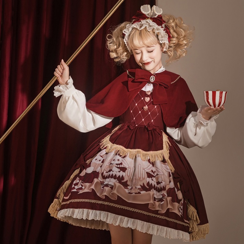 ロリータ ワンピース 長袖 洋服 エレガンス プリンセス スカート 仮装 日常