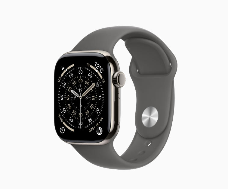 「新品」Apple Watch Series 11 GPS Cellularモデル 42mm MF8N4J/A [ナチュラルチタニウムケース・ストーングレイスポーツバンド M/L]