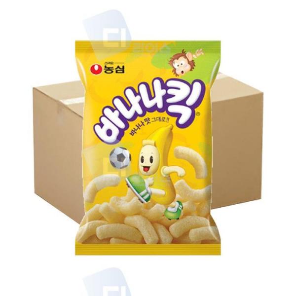 OF611RP0농심 바나나킥 20봉 달달한 봉지과자 아이간식
