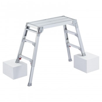 段差で使える! 脚部伸縮足場台 DRS-0780c