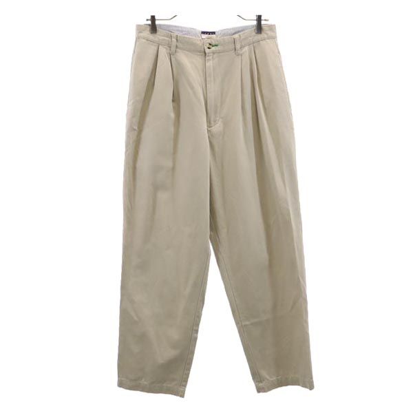 90s オールド チノパンツ W33 ベージュ フラッグタグ メンズ