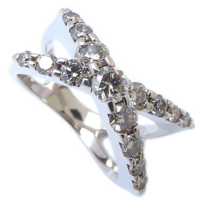 Kashikey カシケイ ネイキッド リング 指輪 ブラウンダイヤモンド1.00ct 12号 BD073 K18BG ブラウンゴールド レディース/294301【中古】