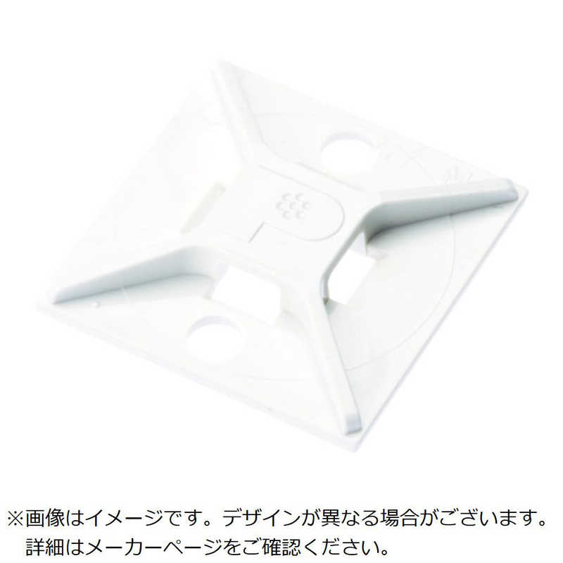 パンドウイット　マウントベース M3ねじ止め 白　ABM2SS6D (1袋500個)