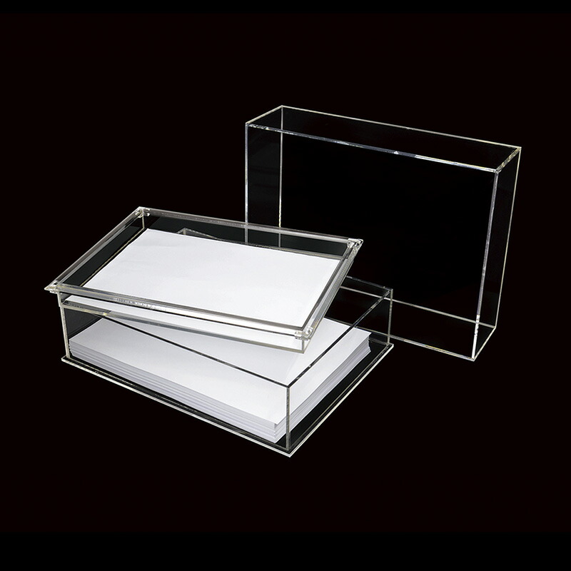 アクリル決済箱 中蓋付 A6 CRC8503