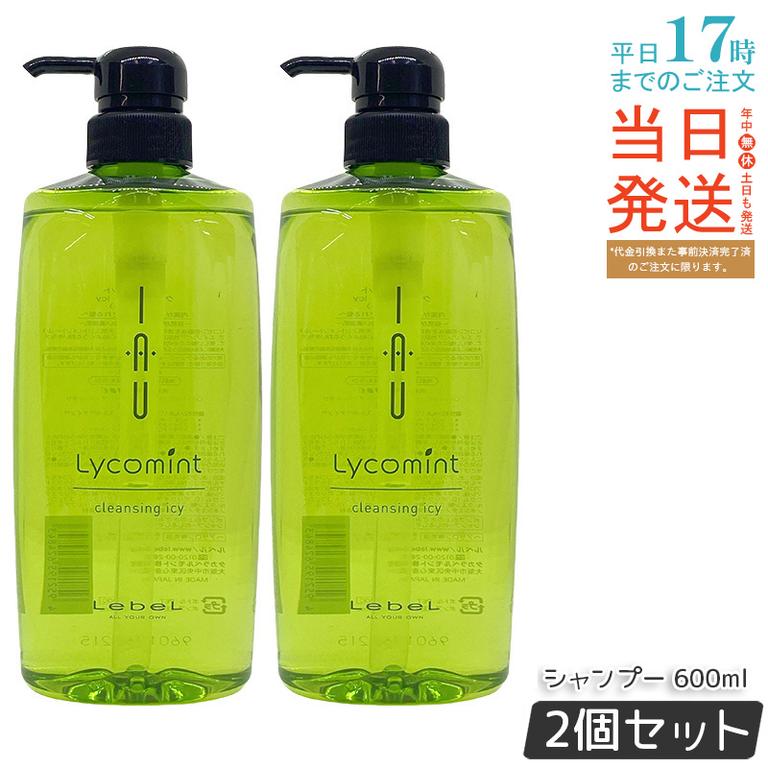 【お得2個セット】ルベル IAU イオリコミント クレンジング icy 600ml