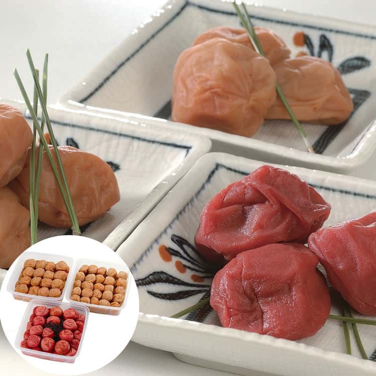 和歌山 紀州南高梅 梅干 3種詰合せ (昔風味 うす塩味 はちみつ風味) 各1kg 離島は配送不可 2810050 お歳暮 お中元 お土産 ご進物 ギフト 贈り物に最適