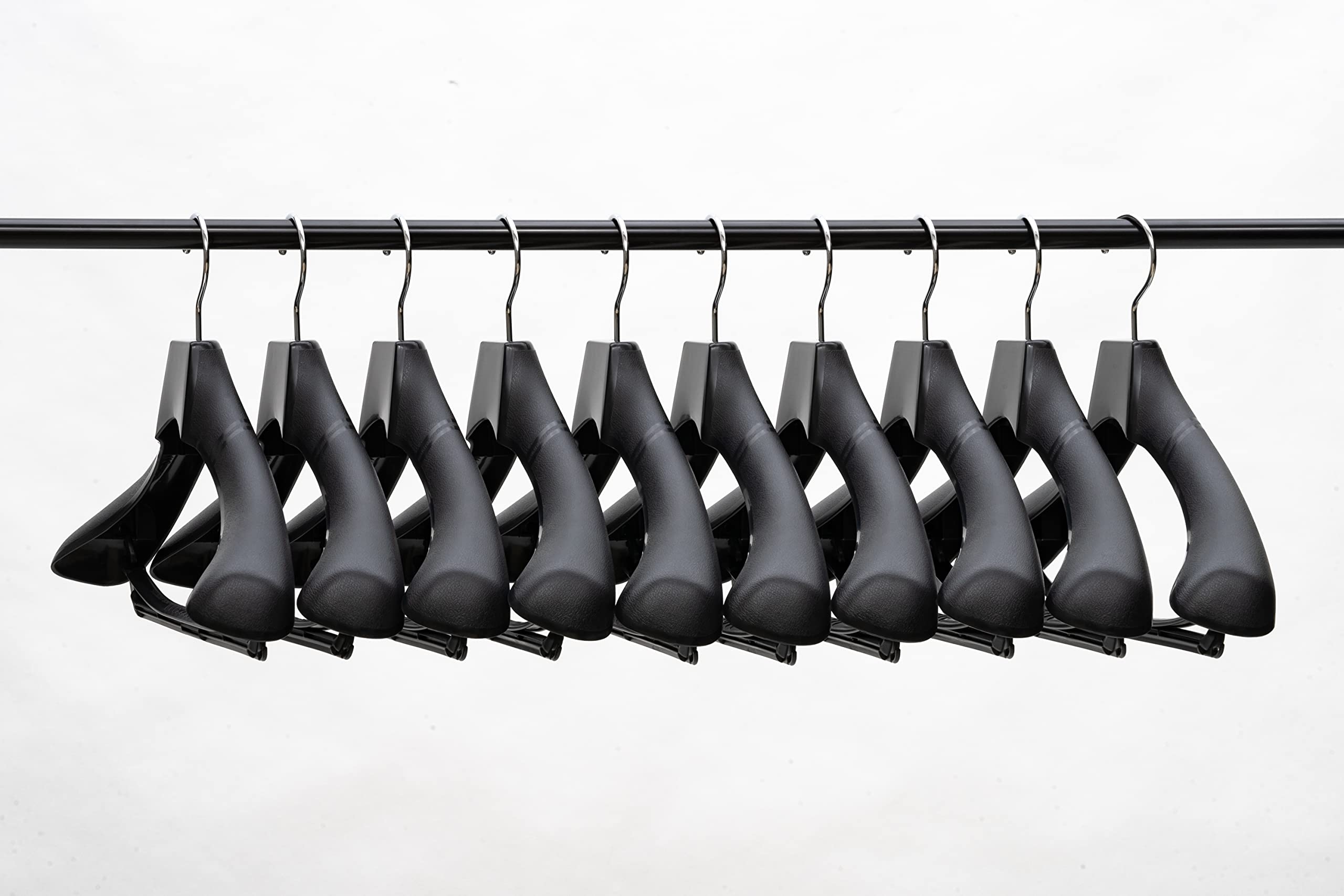 TOKYOHANGER スーツハンガー ジャケットハンガー【安心の日本製】便利仕様 滑り止め加工 型崩れ防止 高級仕立て 丈夫な作り『NO880 L(幅43.5cm) 10本セット』東京ハンガー