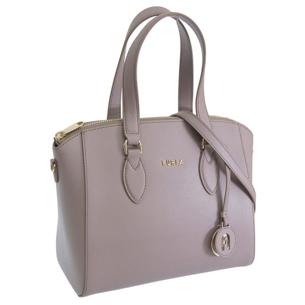 フルラ バッグ レディース 2WAY ショルダーバッグ ハンドバッグ アウトレット レザー グレー ミネルヴァ MINERVA SATCHEL S BAG WB00444BX03062572S FUR
