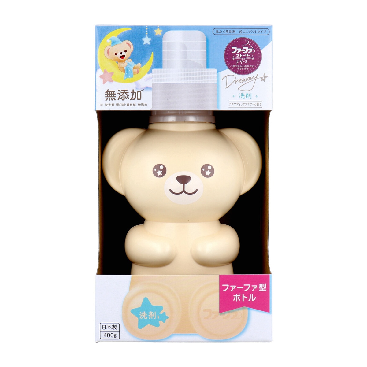 洗濯用合成洗剤 NSファーファジャパン ファーファストーリー ドリーミー 超コンパクトタイプ アロマティックフラワーの香り 中性 ファーファ型ボトル 400g X3本