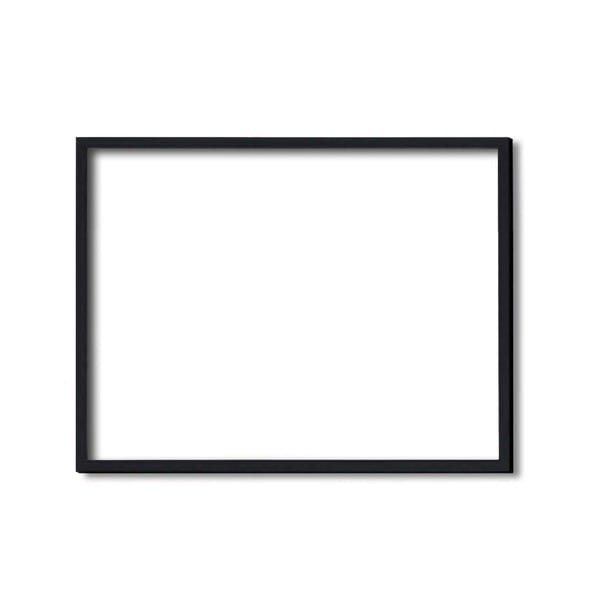 木製額色あせを防ぐUVカットアクリル デッサン額 三三サイズ（606455mm）ブラック 壁掛けひも付き 化粧箱入り