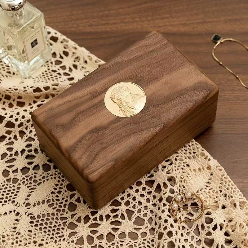 実木製ジュエリーボックス アクセサリー収納小物収納ジュエリーボックス