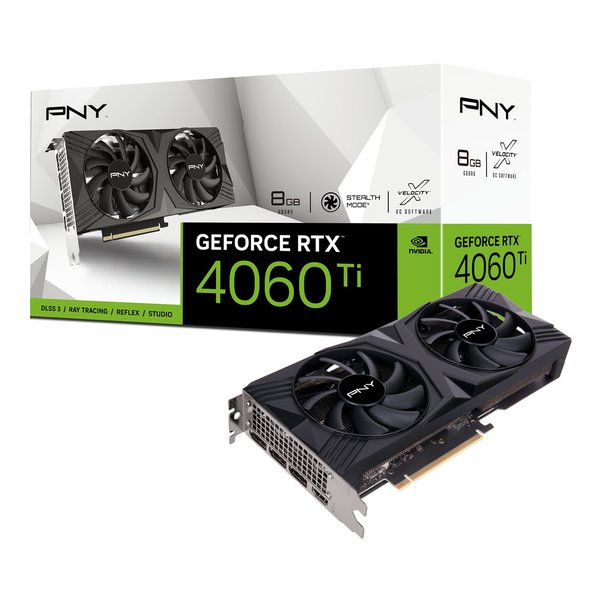 グラフィックボード PNY GeForce RTX 4060 Ti 8GB VERTO STANDARD DUAL