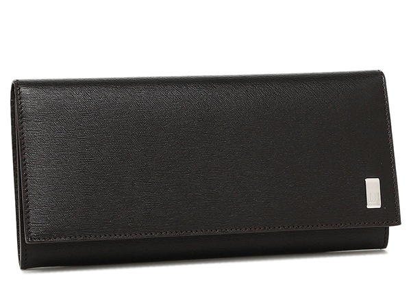 dunhill FP1010E SIDECAR ダンヒル サイドカー 長財布 ファスナー小銭入付 グレイン カーフレザー ダークブラウン