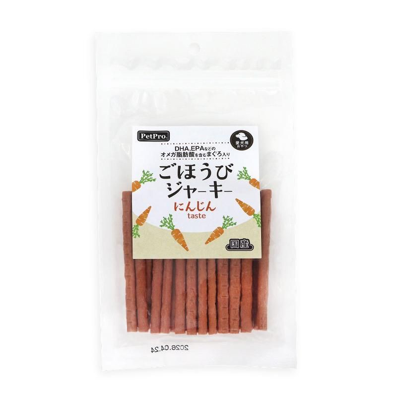 （まとめ買い）ごほうびジャーキー にんじんtaste 100g 犬用おやつ [x14]
