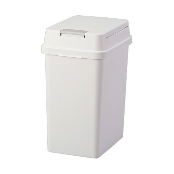 （まとめ） アスベル エバン 密閉プッシュ 20Lホワイト A6009 1台 (×5セット)