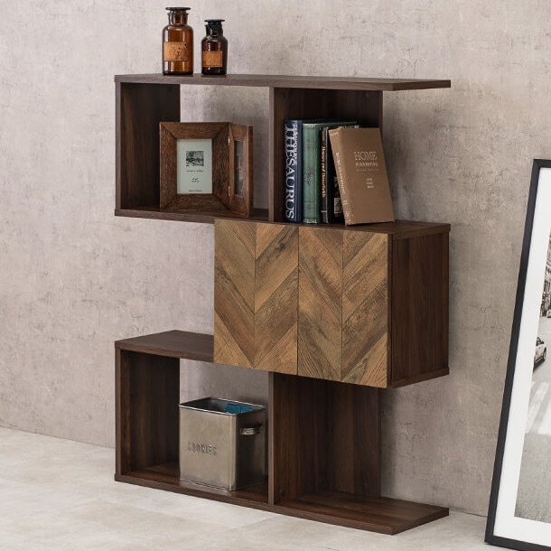 ラック 収納 アイデア おしゃれ 棚 木製 3段 幅90 本棚 間仕切り オープンラック