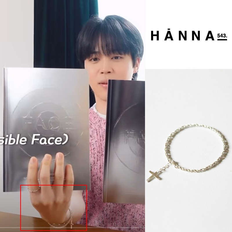 [BTS JIMIN ジミン着用 ]B432S ジュエリー クロス スクリュー ブレスレット