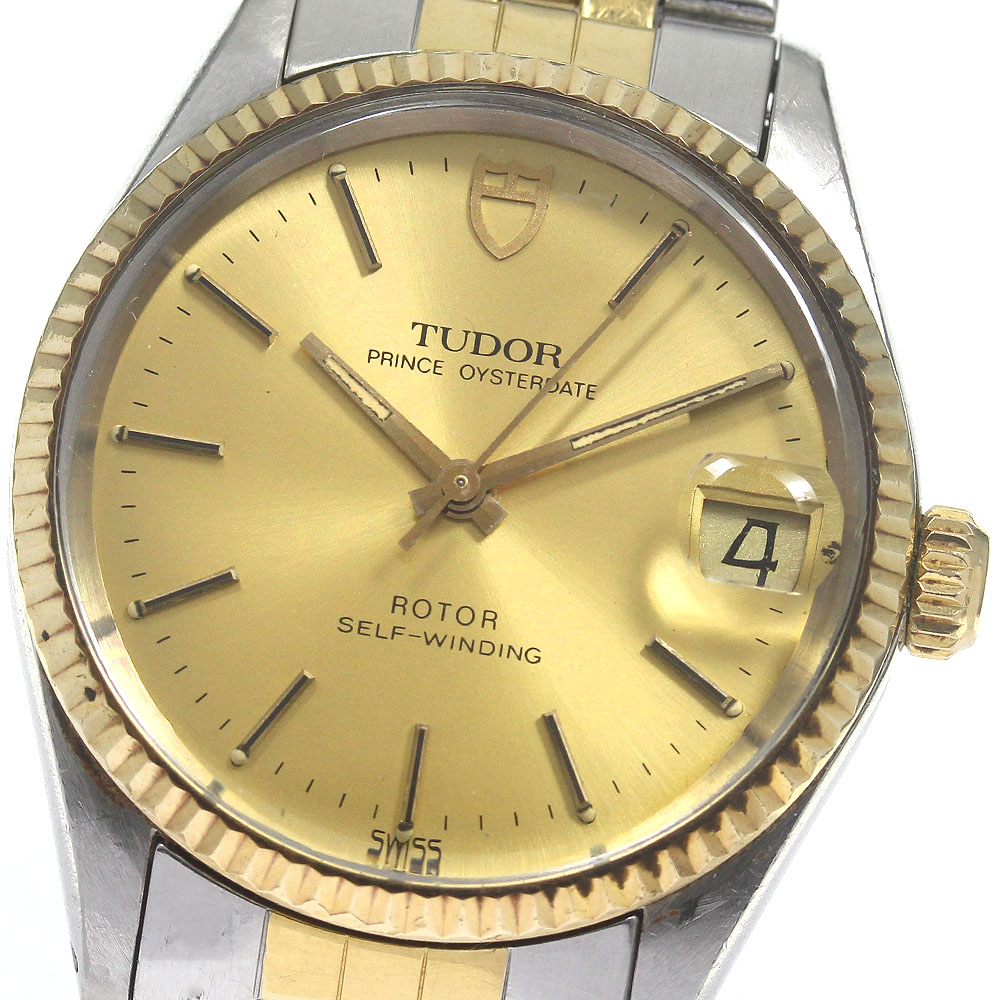 チュードル TUDOR 75403 プリンスオイスターデイト cal.2824-2 YGベゼル 自動巻き ボーイズ _826018【中古】
